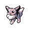 Sprite do Eevee em Pokémon Red e Blue