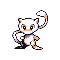 Sprite de Mew em Pokémon Red e Blue